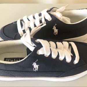 Polo by Ralph Lauren navy shoes size 7.5 - New